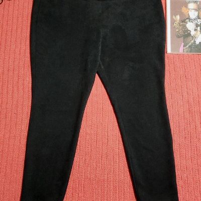 Clearance Priced * Pioneer Woman Faux Suede Black XXL Poly. Blend Legging  Pants